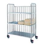 Carucior spalatorie textila, model Oxford towel PRH-J-64, 109 x 50 x 151 CM